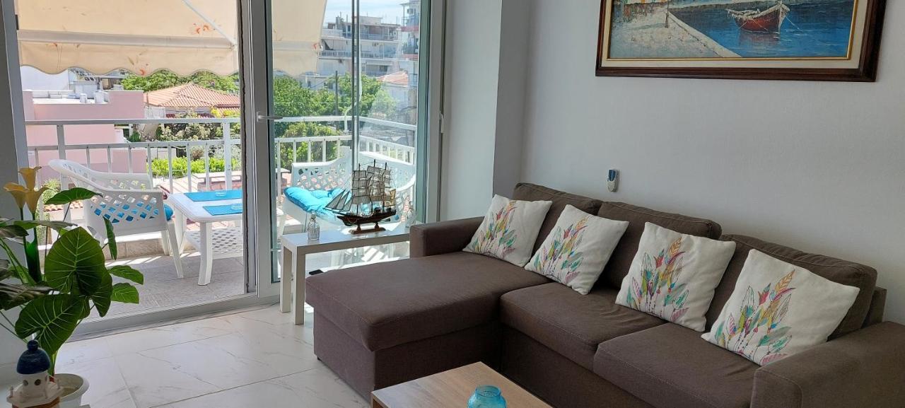 Sea View Perea Apartment Peraia  Bagian luar foto