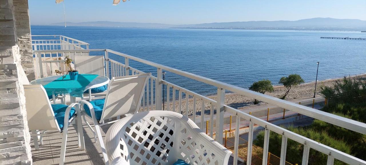 Sea View Perea Apartment Peraia  Bagian luar foto