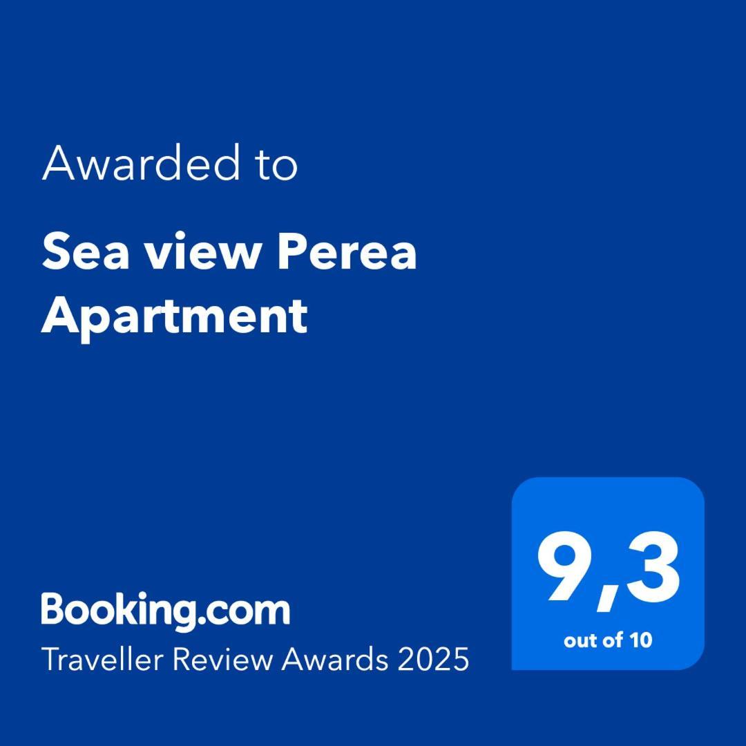 Sea View Perea Apartment Peraia  Bagian luar foto